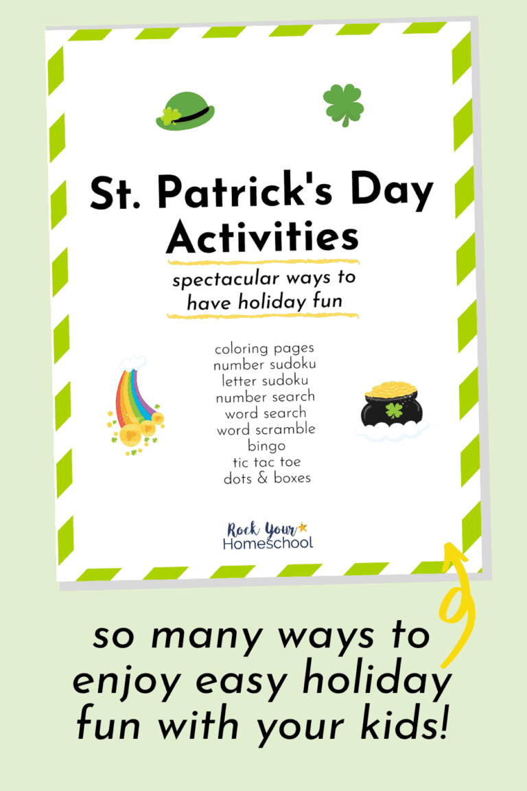 St. Patrick's Day Activities pack cover to feature the fantastic holiday fun you'll have with your kids to celebrate this holiday