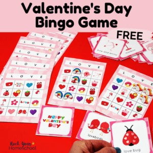 This free Valentine's Day bingo game is a wonderful way to boost holiday fun with your kids.