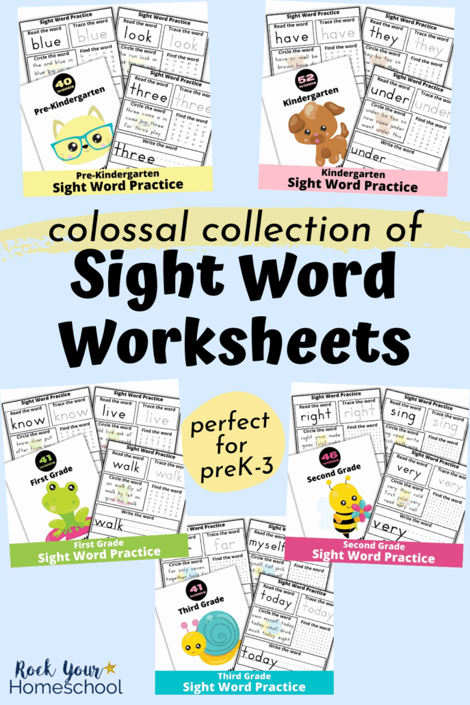 3 fantastic ways to enjoy these sight word worksheets rock your homeschool