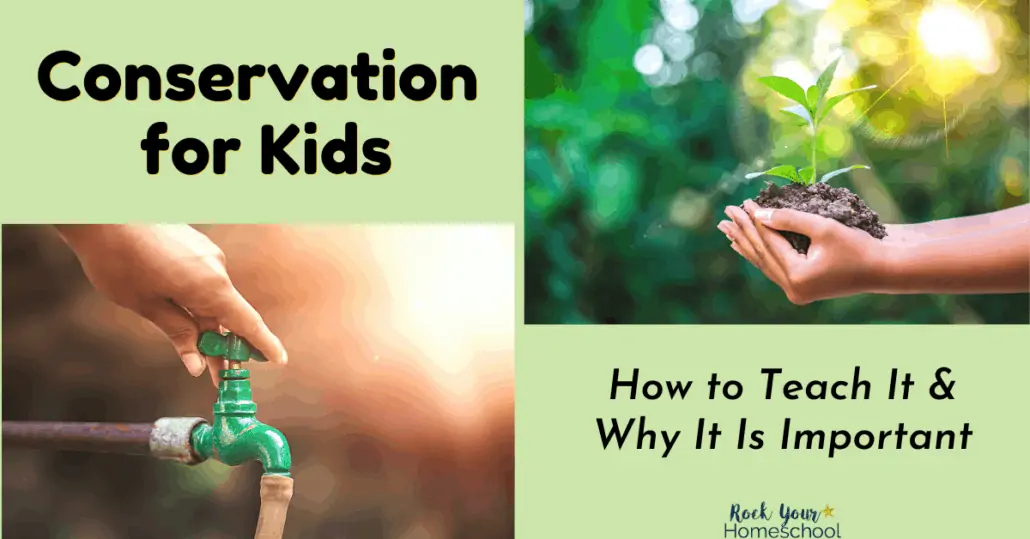 Make conservation for kids fun & valuable. Get ideas & tips for teaching these important lessons to your kids.