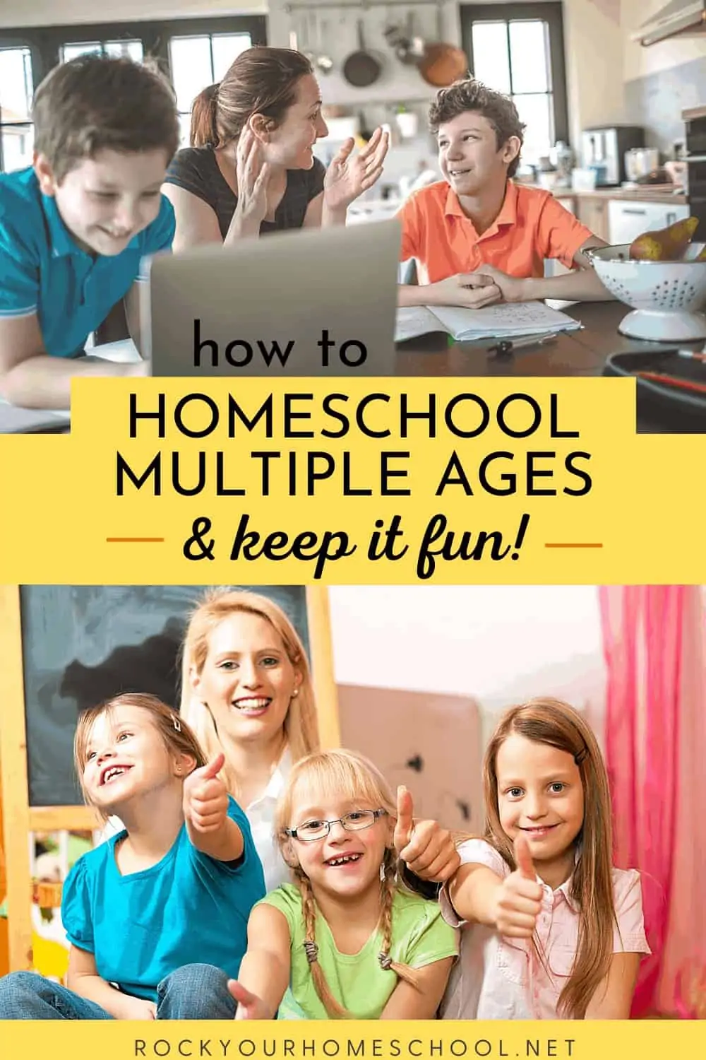 How to Homeschool Multiple Ages (And Still Keep It Fun)