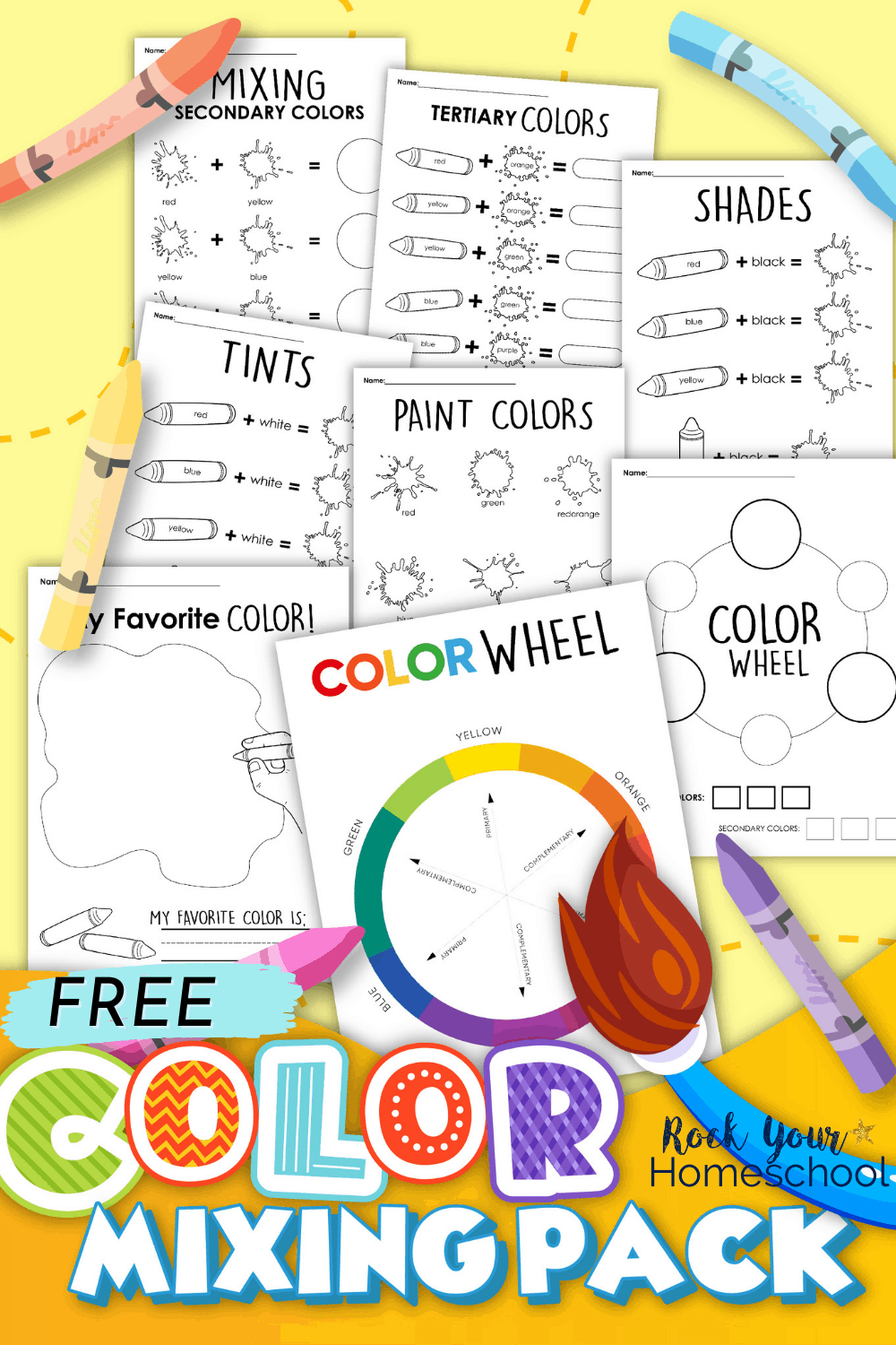 Free Color Mixing Activities for Kids to Enjoy Art Fun