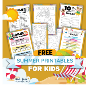 free summer printable activities for kids planner pack 