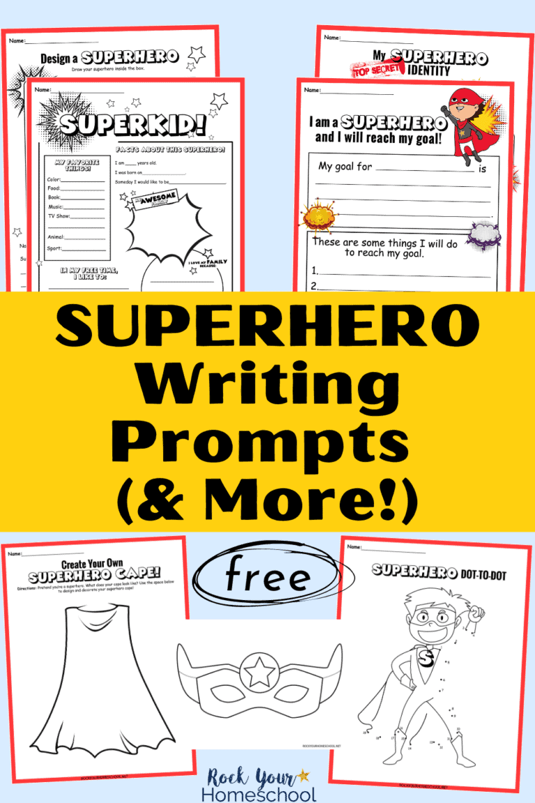 10 free superhero writing prompts and activities to feature how easily you can make creative writing fun with these 10 free superhero writing prompts and activities
