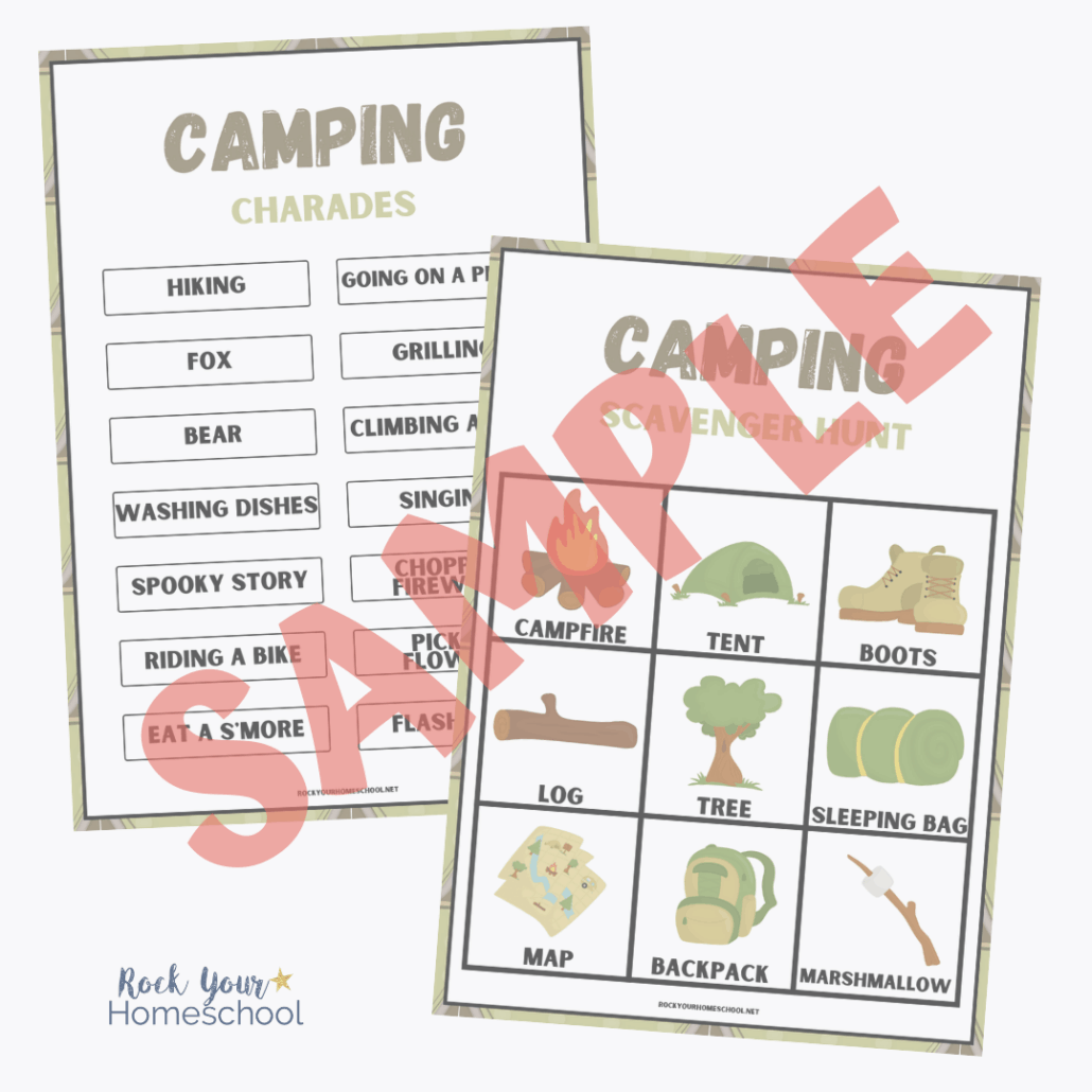 Camping + Fire Safety Unit Study - Rock Your Homeschool