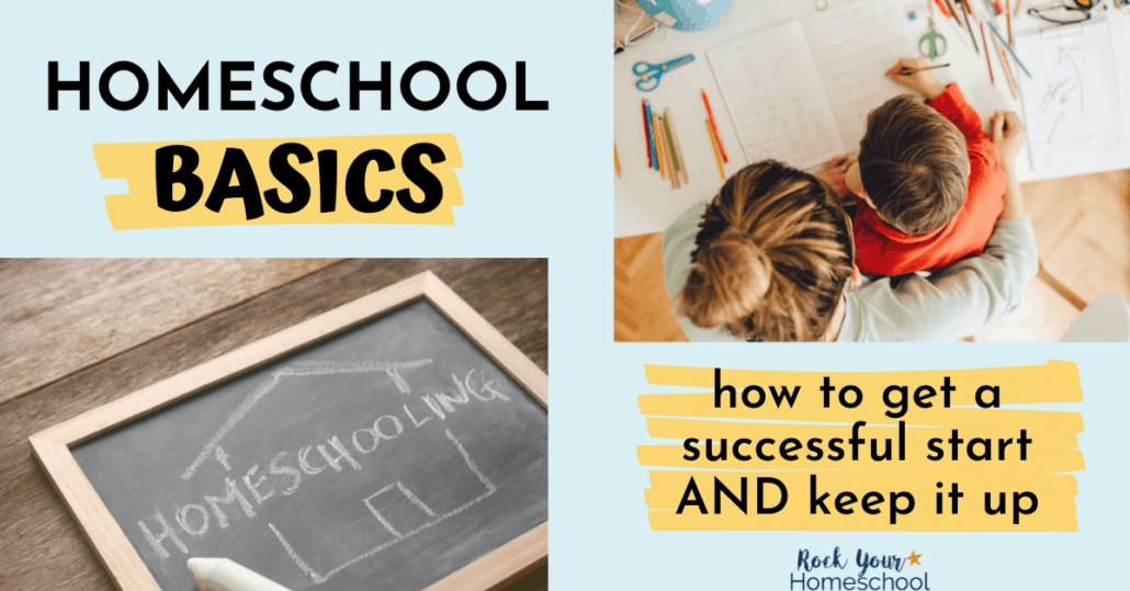 Feel confident as you start your learn at home adventures with these homeschool basics - essential tips & tricks to make it successful for all.