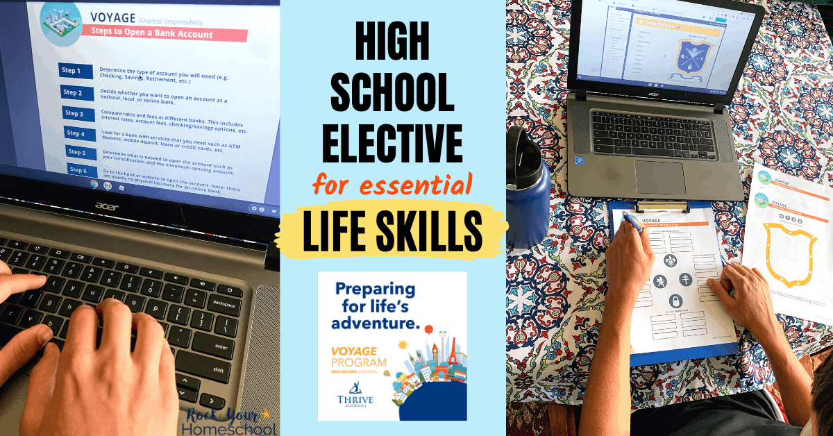 Voyage is an excellent high school elective that teachers your teen essential life skills & more.