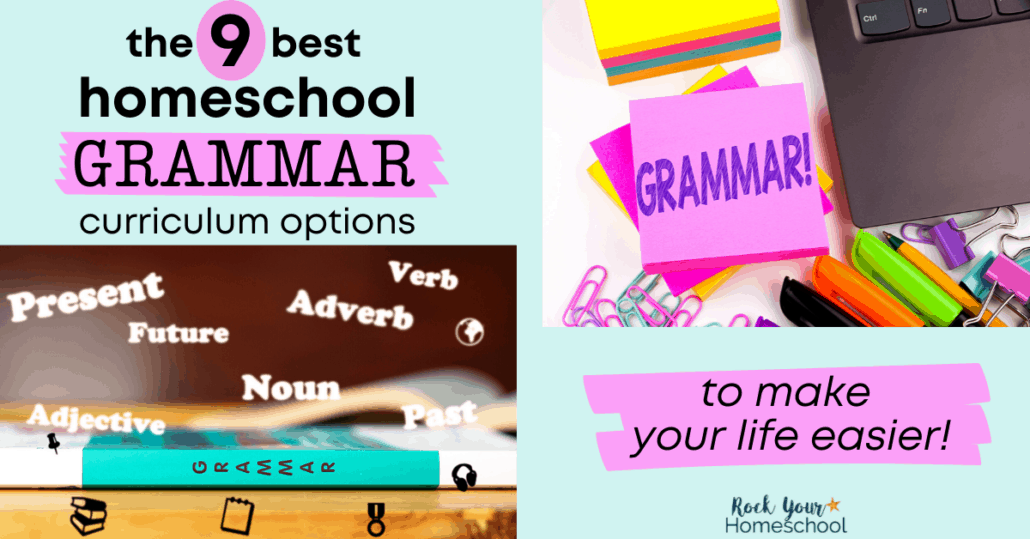 Don\'t stress out about picking homeschool curriculum! Check out what other homeschoolers recommend with this list of the 9 best homeschool grammar curriculum options.