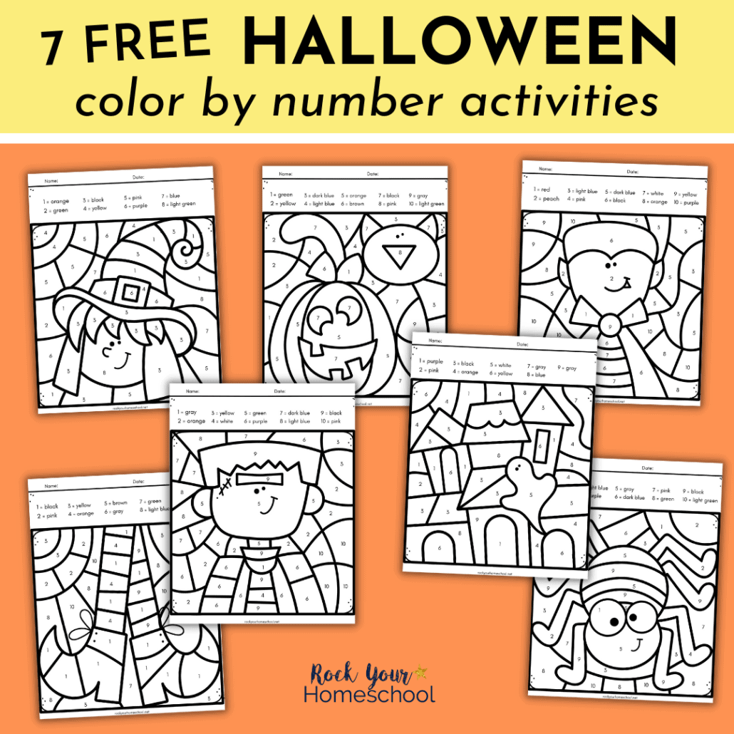 Mindful Sticker By Number: Halloween