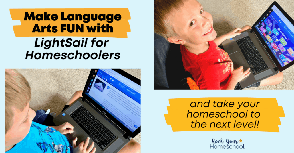 LightSail for Homeschoolers is a comprehensive online way to make language arts fun for your kids. If you want to take your homeschool to the next level, you\'ve got to check this out!
