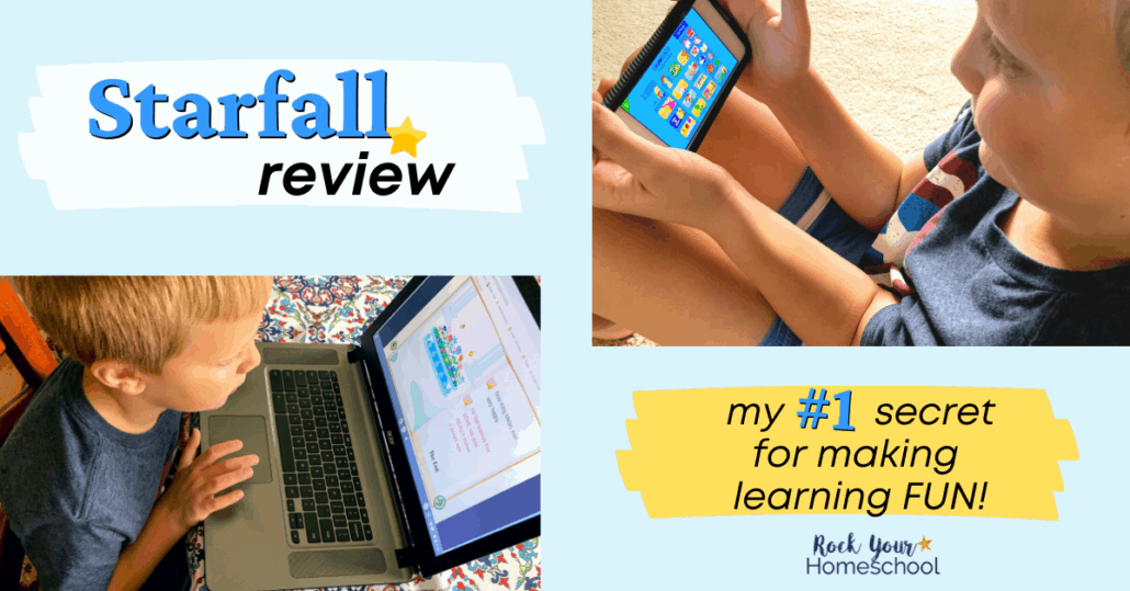 If you\'re looking for an easy way to make learning fun, you\'ve got to check out this Starfall review. Find out how this homeschool mom of 5 has used this online resource to help her kids soar.