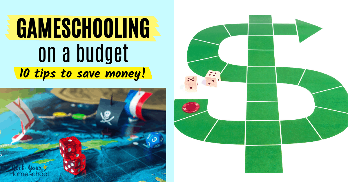 Check out these 10 tips and ideas for gameschooling on a budget so you can make learning fun with games without going broke.