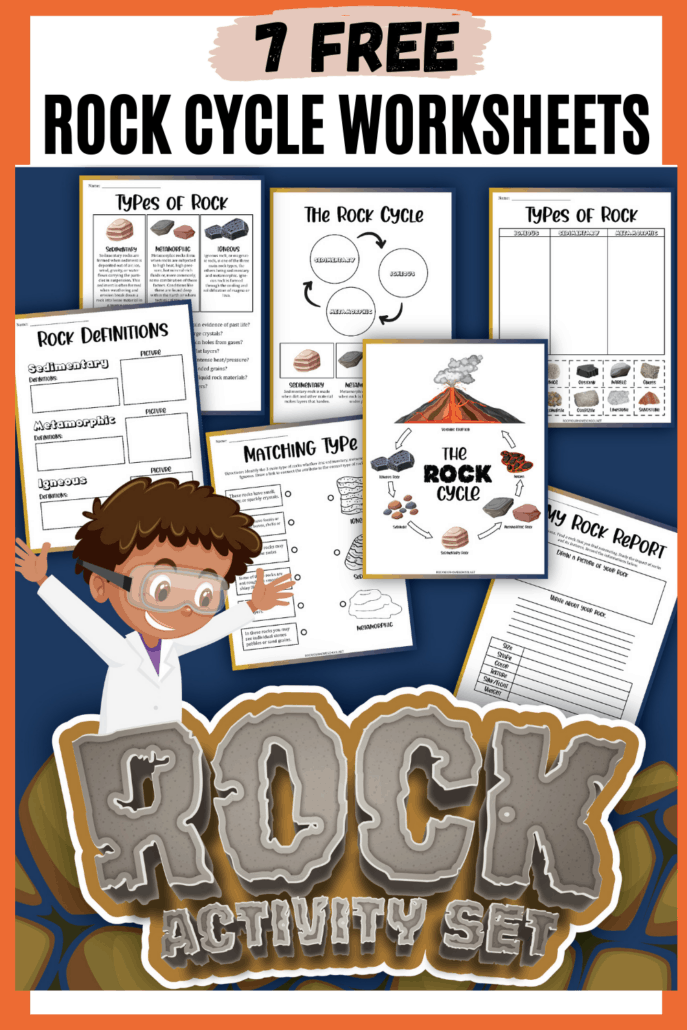 free rock cycle worksheets for simple science fun for your kids