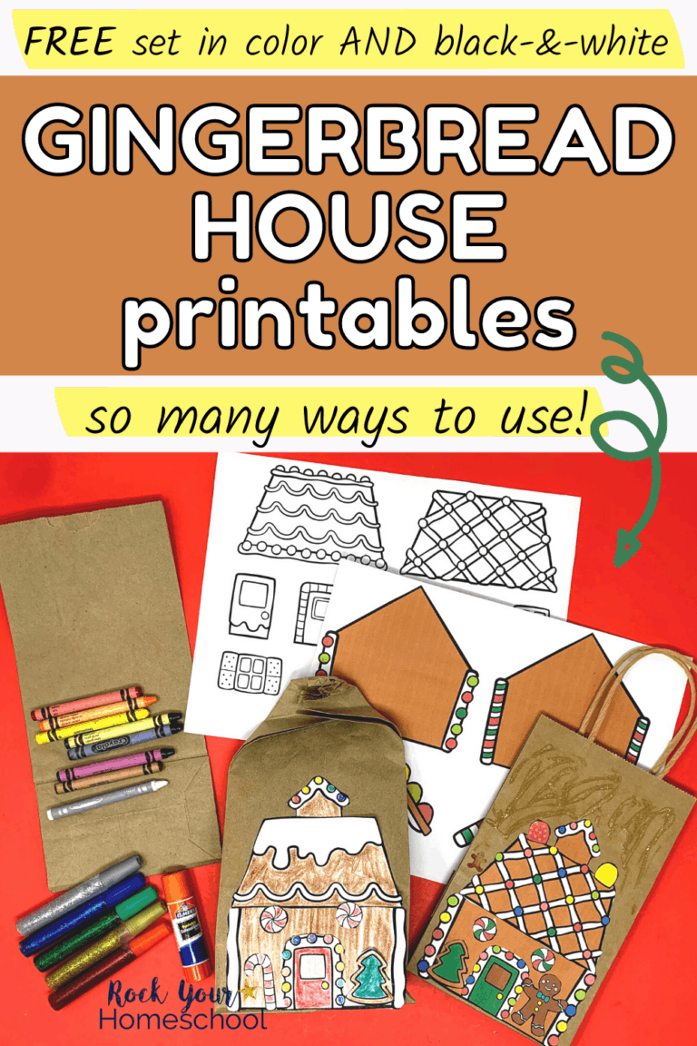 Gingerbread House Printables with Frugal &amp; Fun Ways to Use (Free)