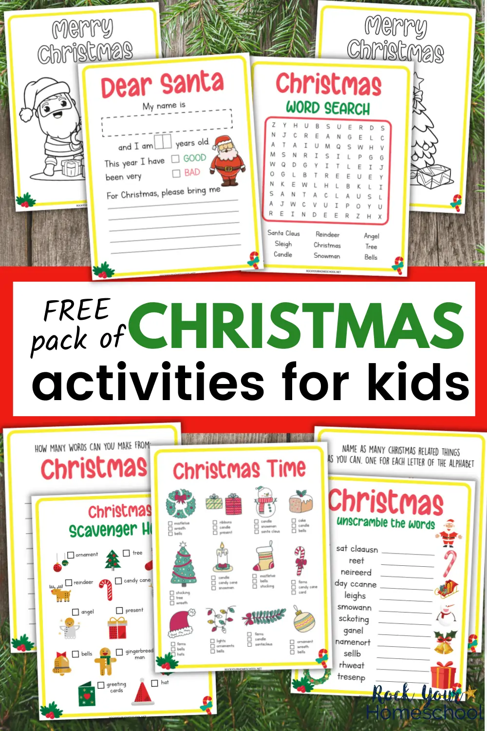 Free Christmas Activities Pack for Kids to Have Special Holiday Fun