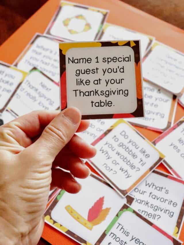 Free Thanksgiving Conversation Starters for Fantastic Holiday Fun Story