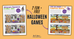 2 Free Printable Halloween Games for Interactive Holiday Fun for Kids