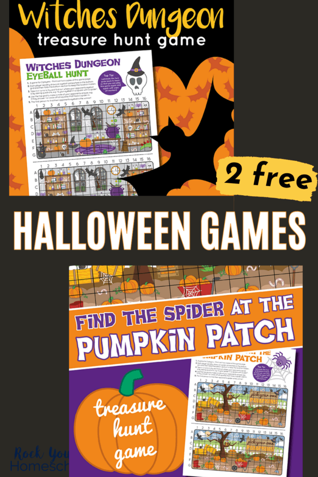 2 Free Printable Halloween Games for Interactive Holiday Fun for Kids