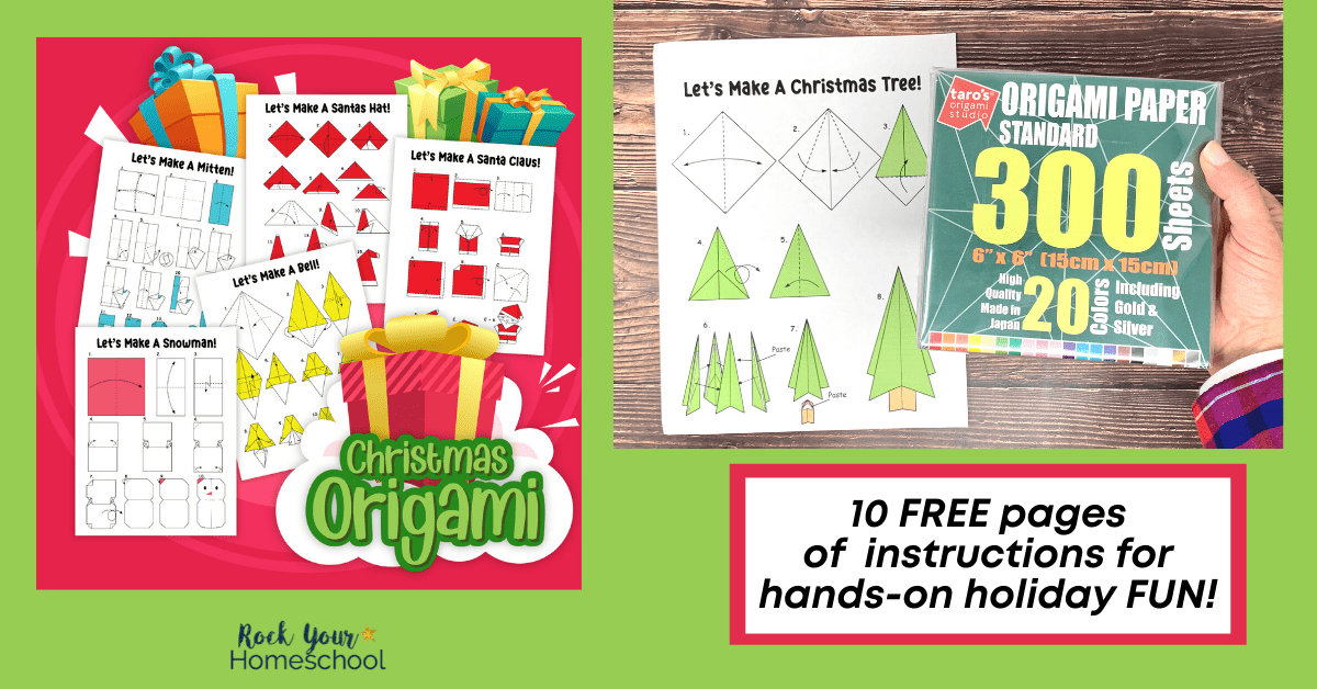 Get these 10 free Christmas origami instructions for hands-on holiday fun with your kids.