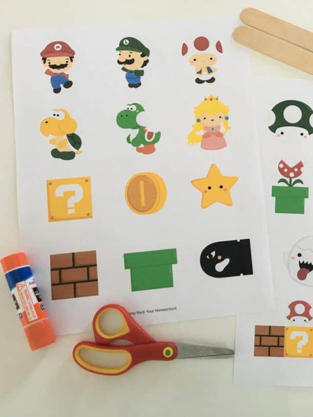 11 Free Super Mario Printable Activities for Fantastic Fun for Kids Story