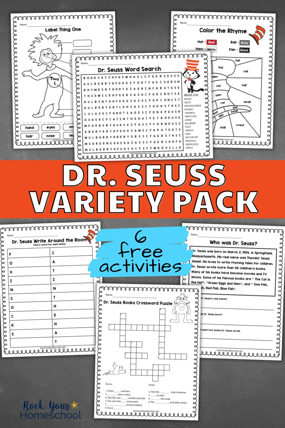Free Dr. Seuss Activities Pack for Easy Ways to Boost Your Celebration