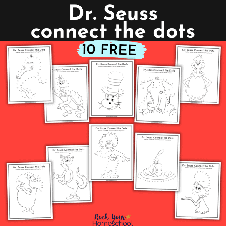 Dr. Seuss Connect the Dots Pack - Rock Your Homeschool