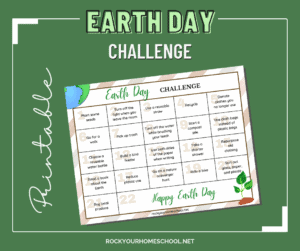 This free pritnable Earth Day challenge for kids is an excellent way to develop positive habits and take care of our planet.