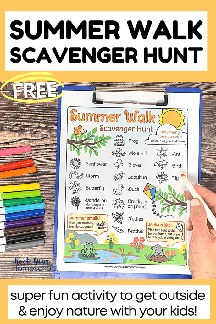 kids scavenger hunt