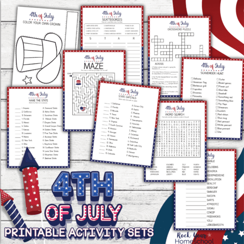This free printable pack of 4th of July activities is an awesome way to enjoy holiday learning fun.