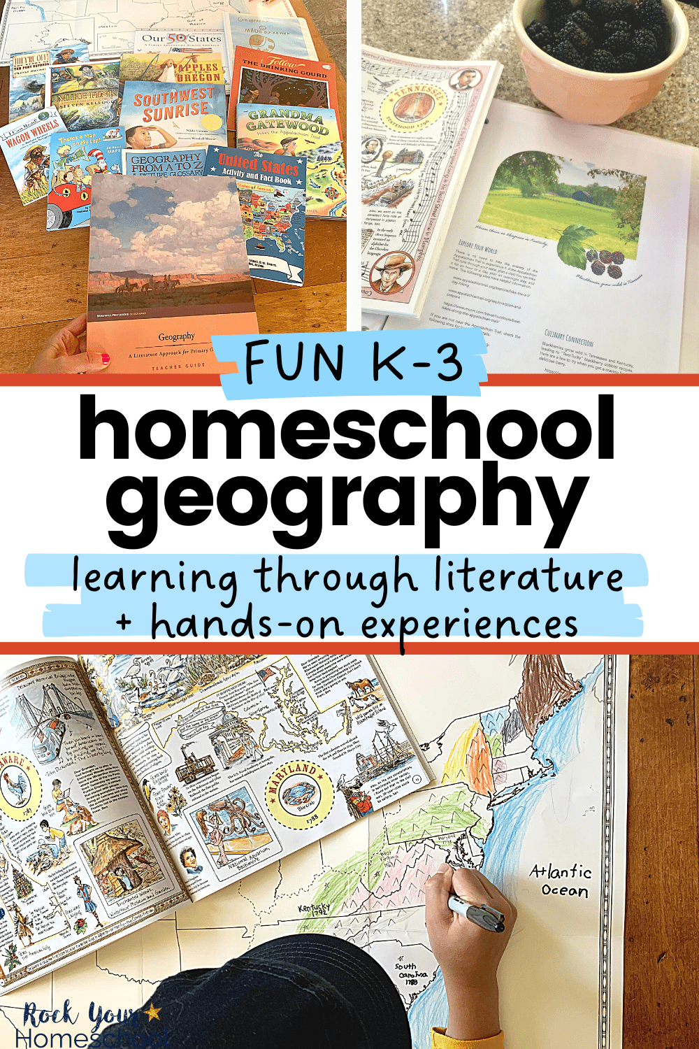 Learning Through Literature: Super Fun K-3 Homeschool Geography Curriculum