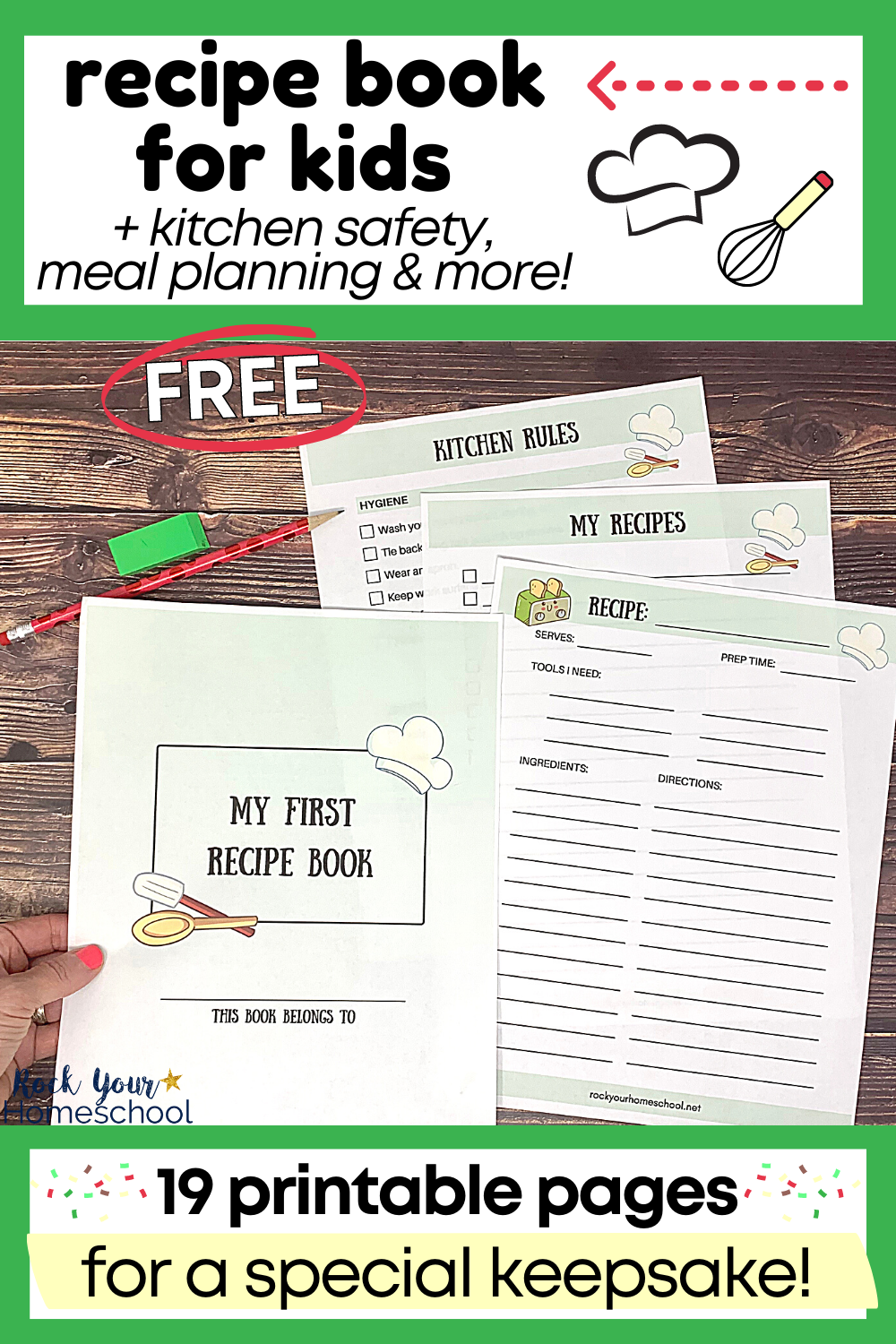 Free Printable Recipe Book for Kids for Creative Learning Fun