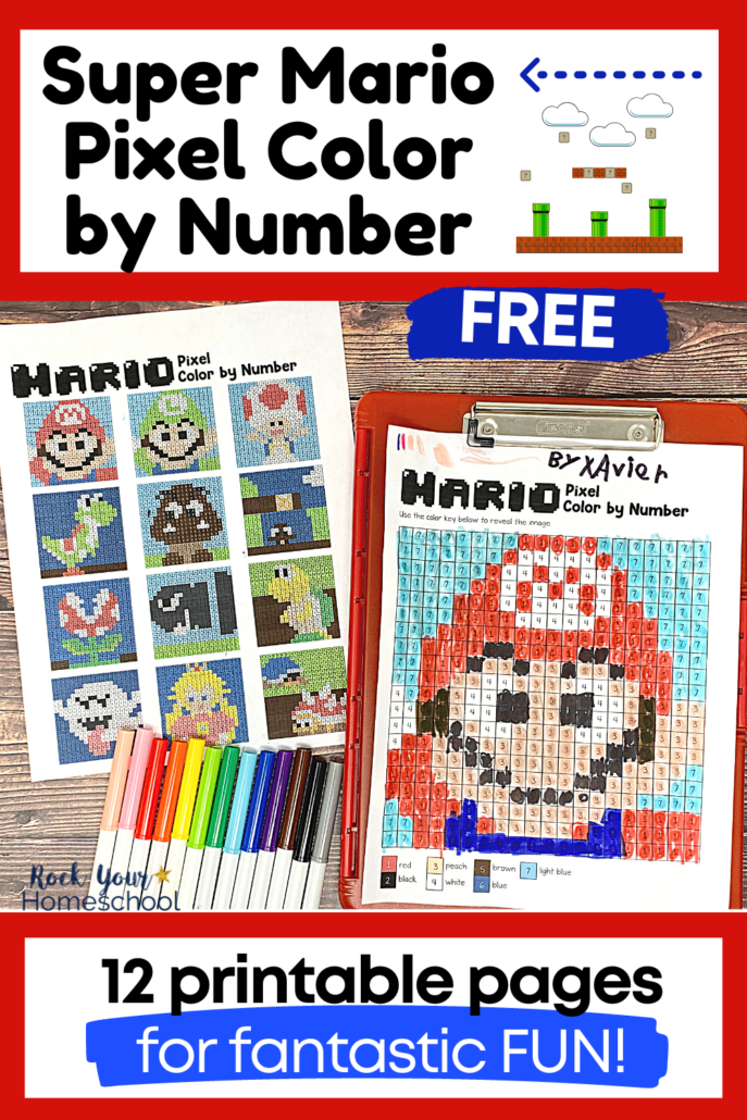 all super mario characters coloring pages