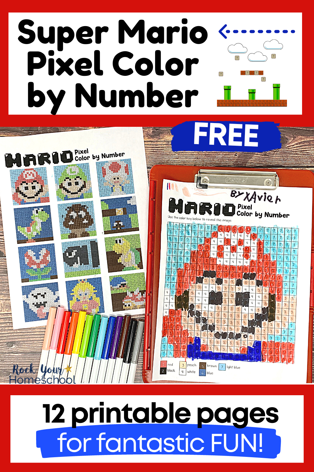 Coloring Pages: Mario Coloring Pages Free and Printable