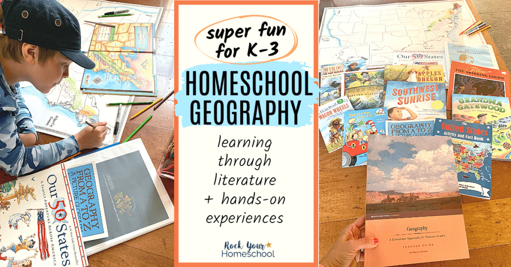 Homeschool geography can be so much fun! Make it exciting and engaging for K-3 by learning through literature and hands-on experiences with Beautiful Feet Books.