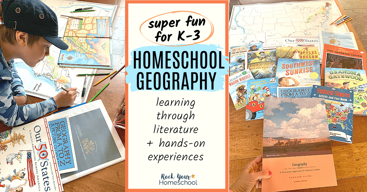 Homeschool geography can be so much fun! Make it exciting and engaging for K-3 by learning through literature and hands-on experiences with Beautiful Feet Books.