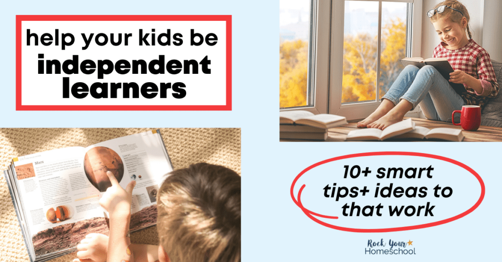 Use these 10+ smart tips and ideas to help your kids become more independent learners. Fantastic ways to boost your homeschool experience as you teach essential life skills!