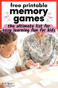 Memory Game Printables: The Ultimate List for Free Learning Fun