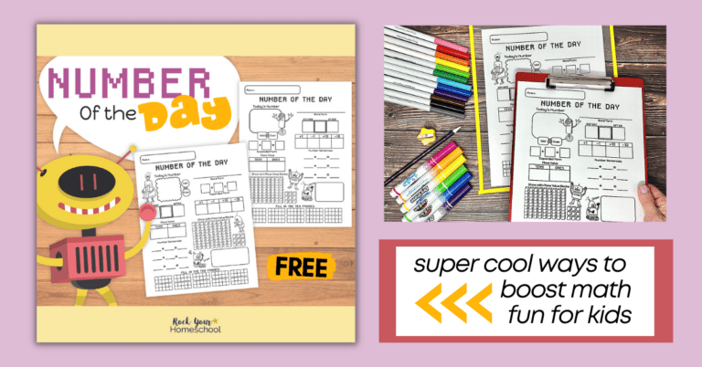 Number of the Day Printable Worksheets for Math Fun (Free)