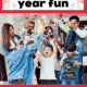 Family celebrating with confetti to feature these 12+ cool ways to enjoy a special end of homeschool year with your kids