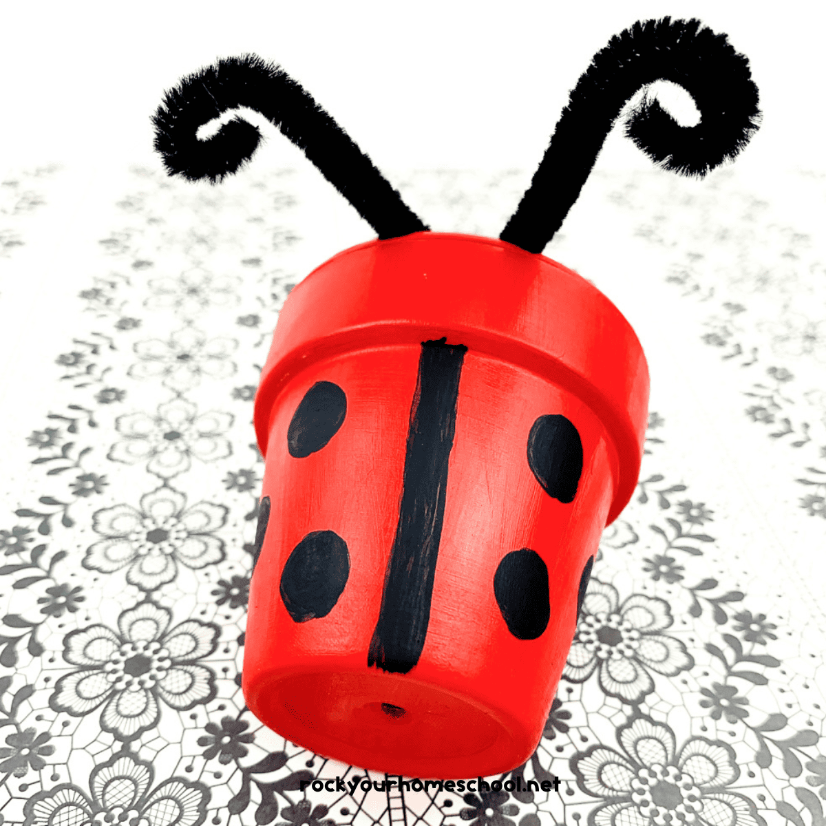 Ladybug Craft for Kids: How to Make with Clay Pot