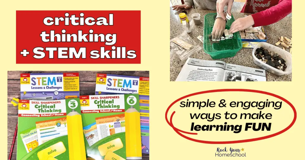These Evan-Moor resources of skills sharpeners and STEM lessons are simple and affordable ways to make learning fun for your kids.