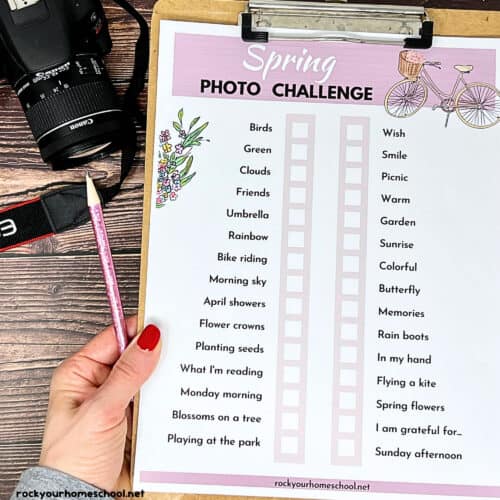 Spring Photo Challenge for a Fun Seasonal Activity (Free Printable ...