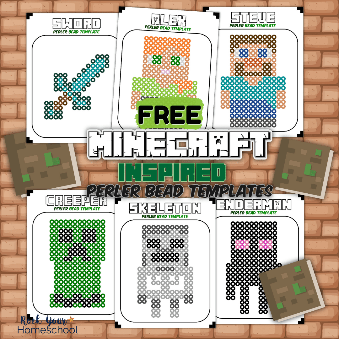 Minecraft Perler Bead Valentines - Make