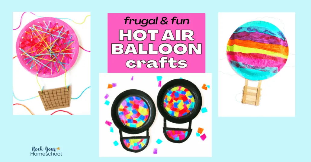 3 examples of hot air balloon craft ideas