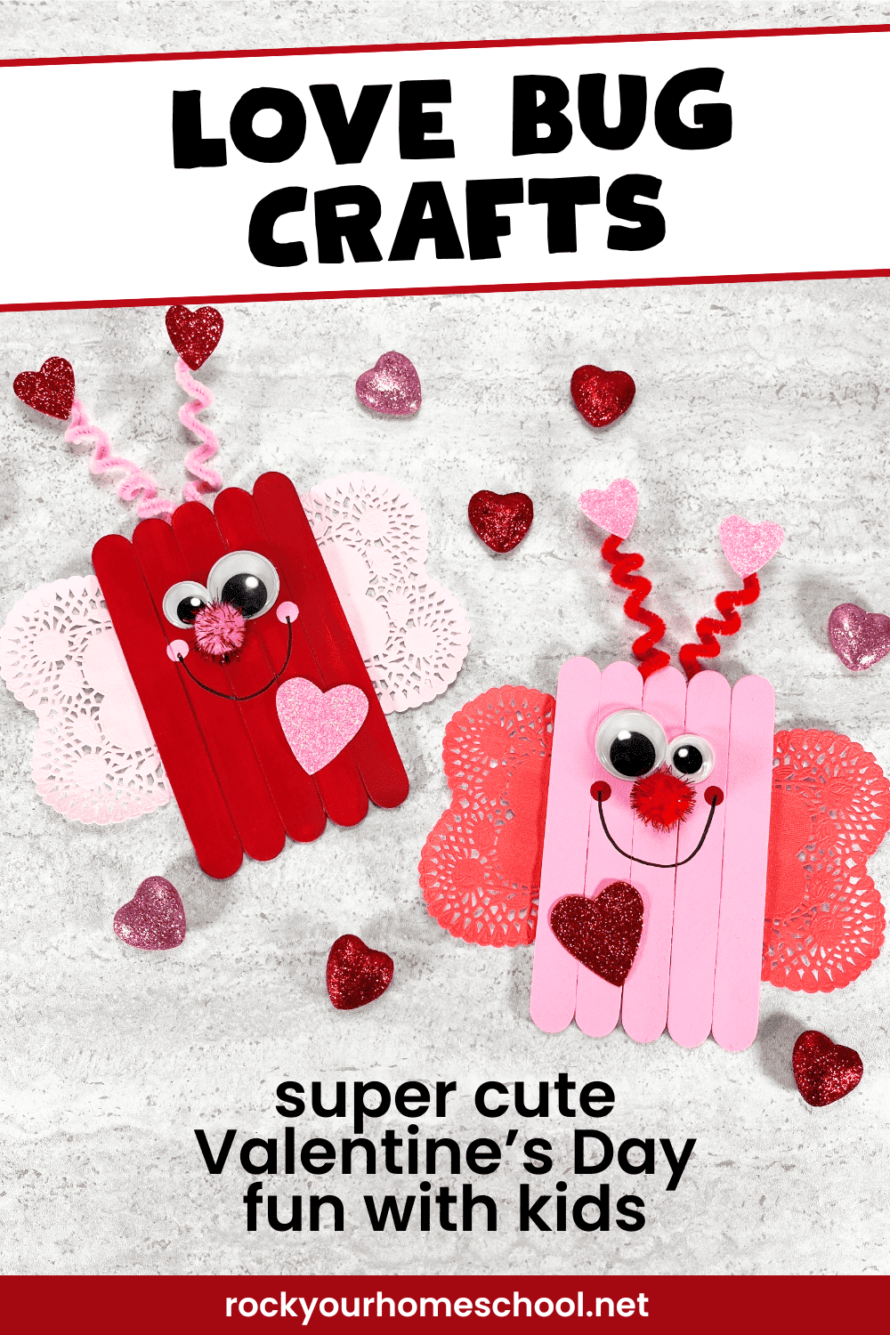 Love Bug Craft for Valentine's Day Fun with Kids