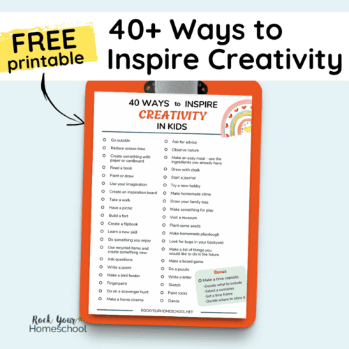 Inspire Creativity in Kids: 40+ Fun Ways - Rock Your Homeschool
