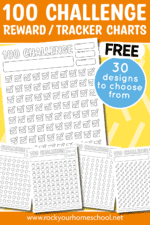 Virtual Challenge Conversion Chart Challenge Charts: Cool Ways to Inspire Kids of All Ages (30 Free)