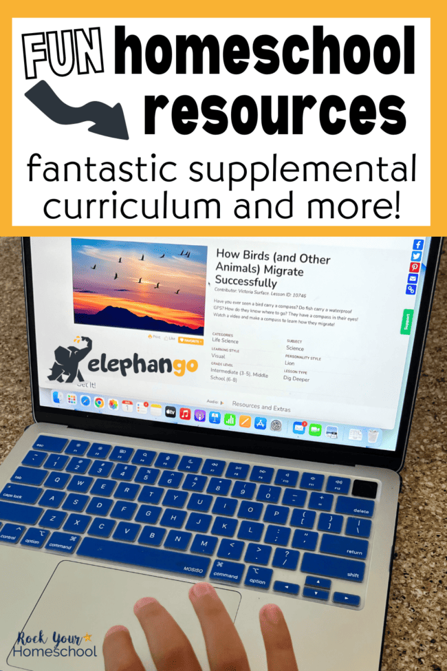 Homeschool Resources for Fun Supplemental Curriculum & More