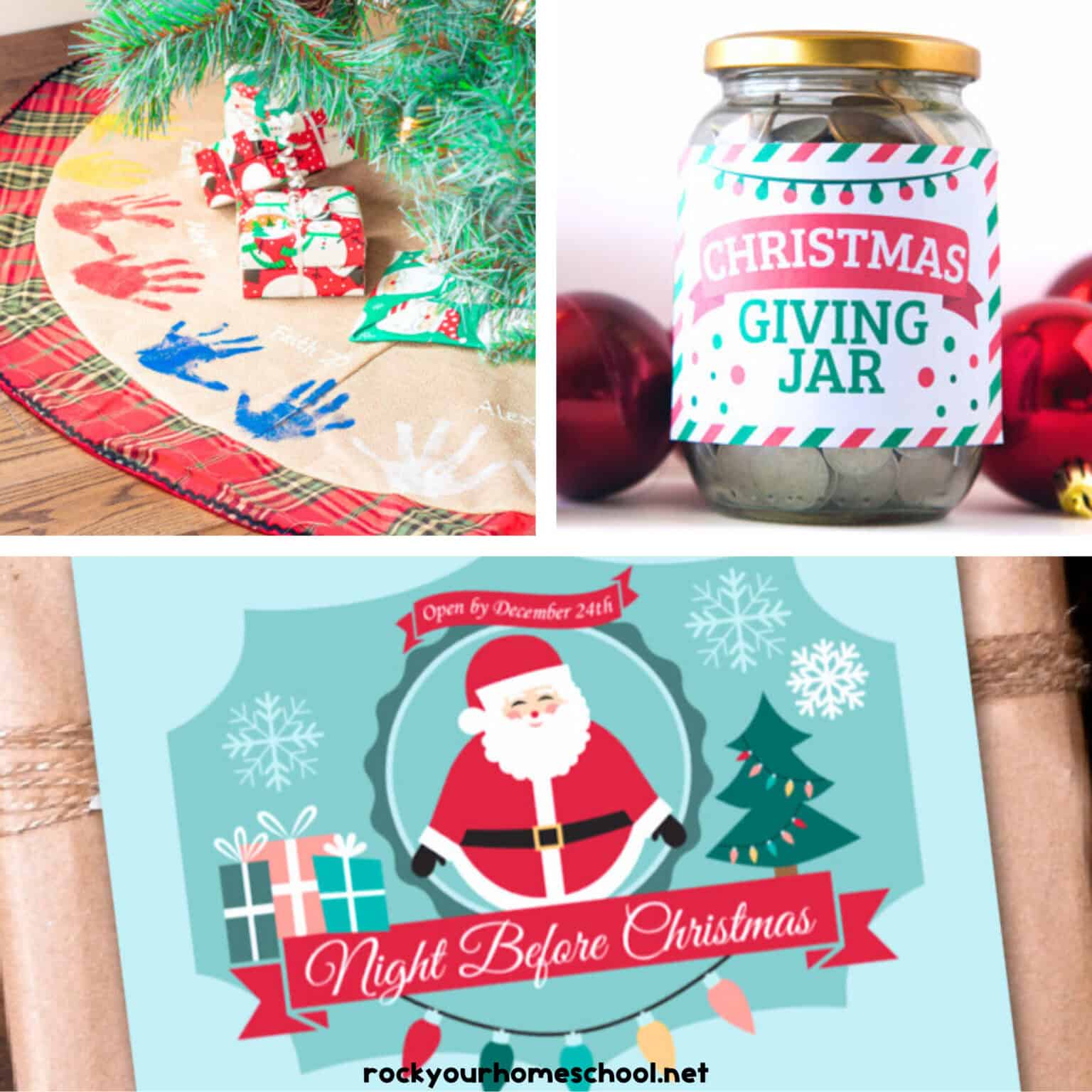 Three examples of fun and easy Christmas traditions.