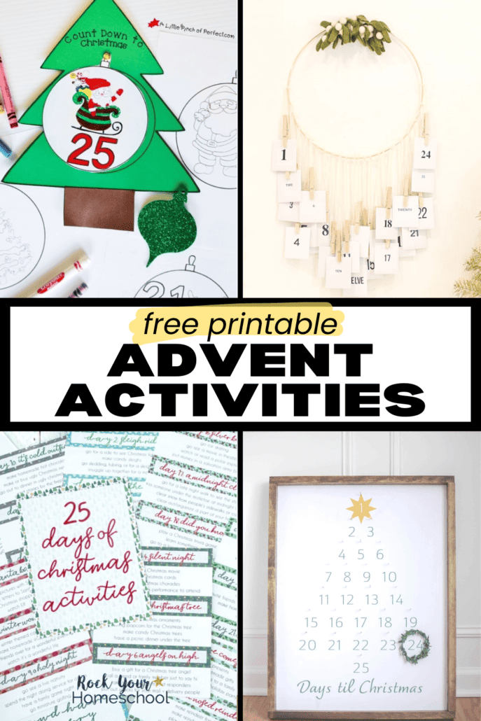 25 Days of Christmas Activities & Printable Activity Calendar